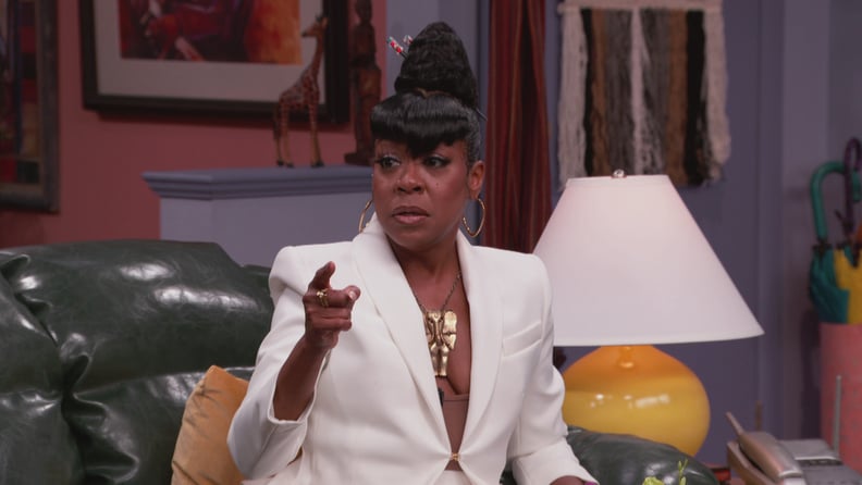 Tichina Arnold's White Pantsuit at "Martin: The Reunion"