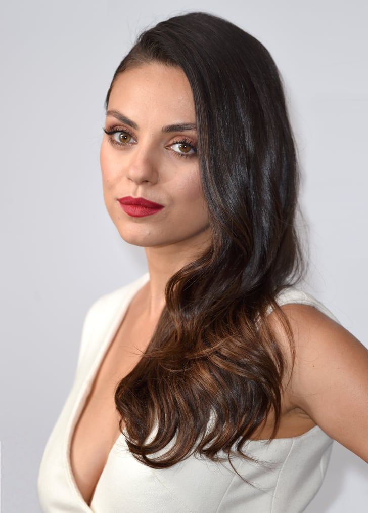Bold Red Lip | Mila Kunis Best Beauty Looks | POPSUGAR ...