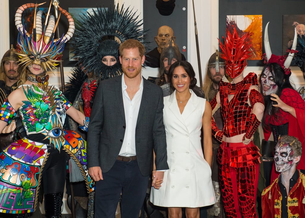 Meghan Markle's Maggie Marilyn Tuxedo Dress October 2018