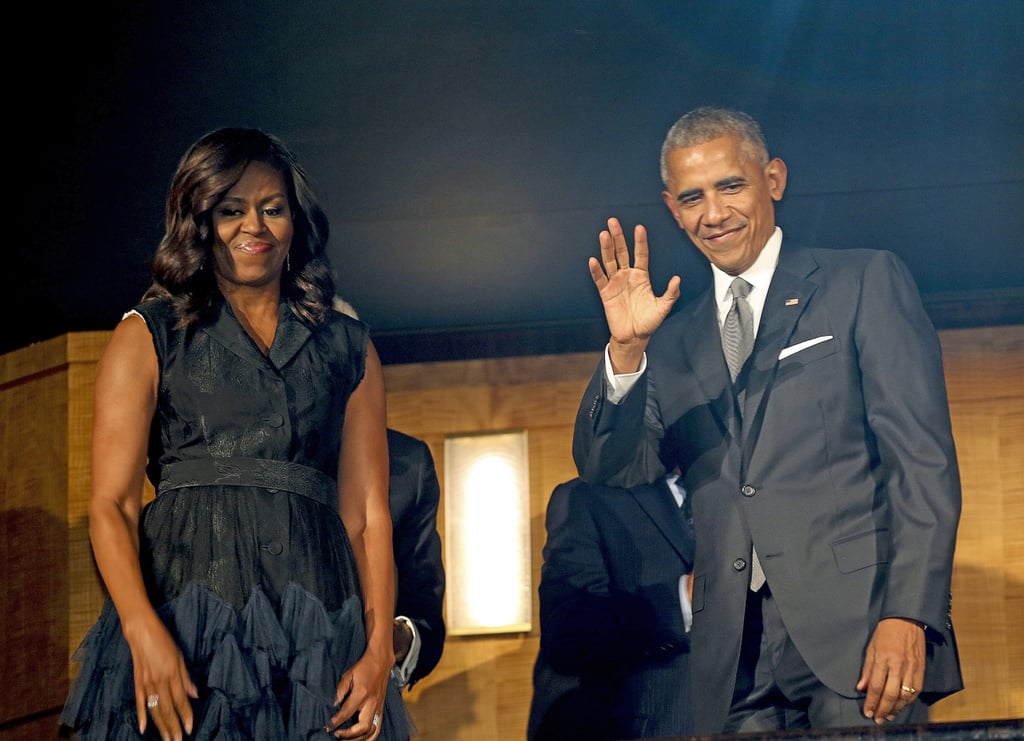 Michelle Obama Tuxedo Dress at the Kennedy Center Sept. 2016