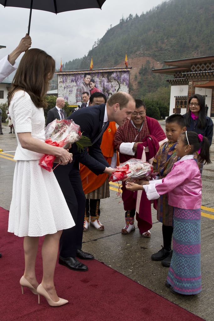 Kate Middleton and Prince William at the Taj Mahal 2016