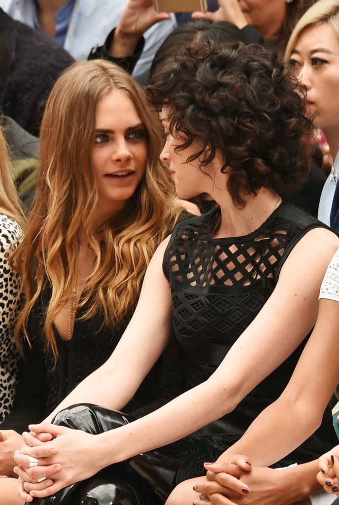 Cara Delevingne and St. Vincent at London Fashion Week