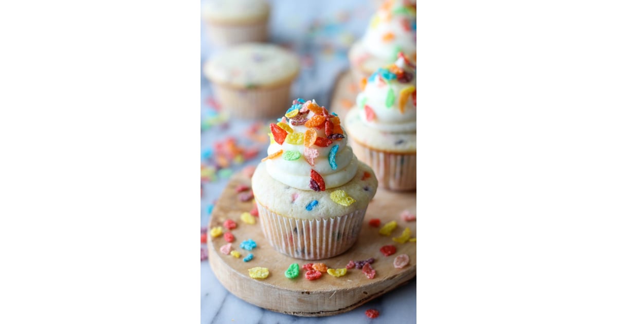 Fruity Pebble Cupcakes 50 Cupcake Recipes Because Sometimes More Is More Popsugar Food Photo 51