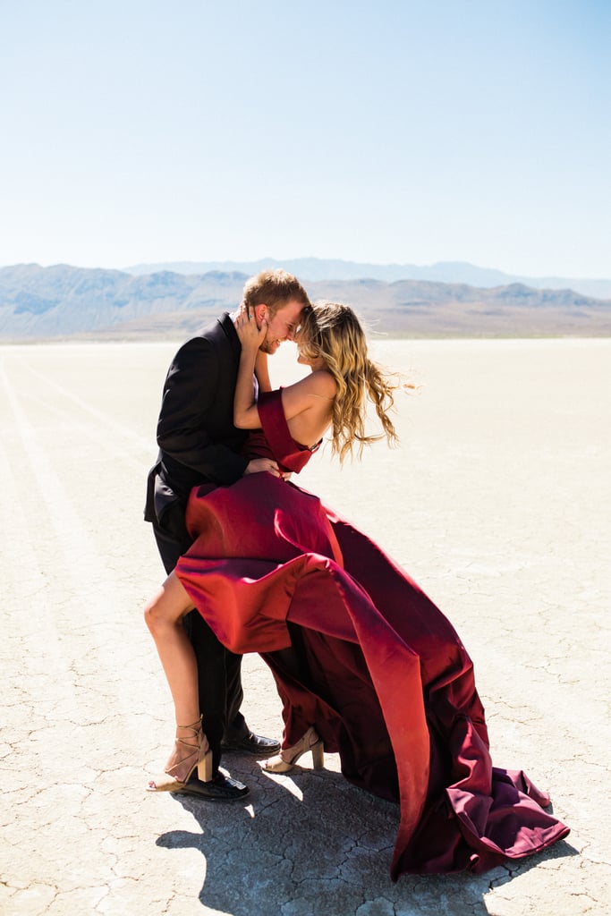 Sexy Desert Engagement Photo Shoot