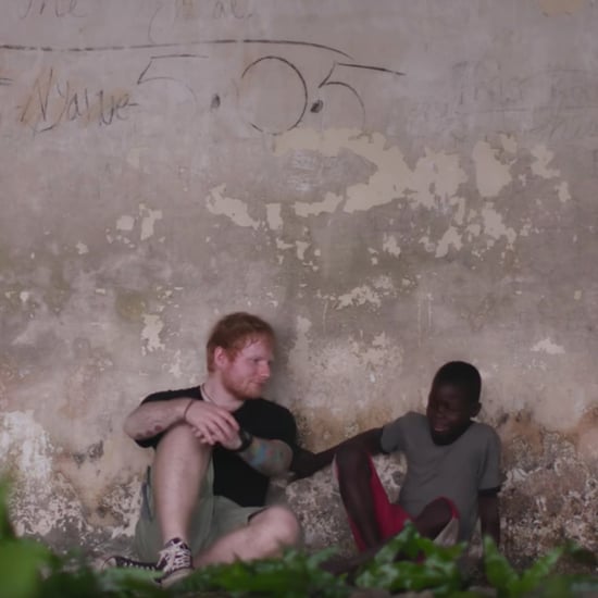Ed Sheeran Helps Boys in Liberia For Red Nose Day 2017