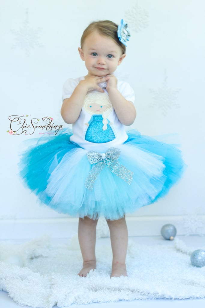 This Frozen Tutu ($24) is absolutely perfect for infant Elsa fans. Simply pair with a white or blue t-shirt for a sweet costume this Halloween.