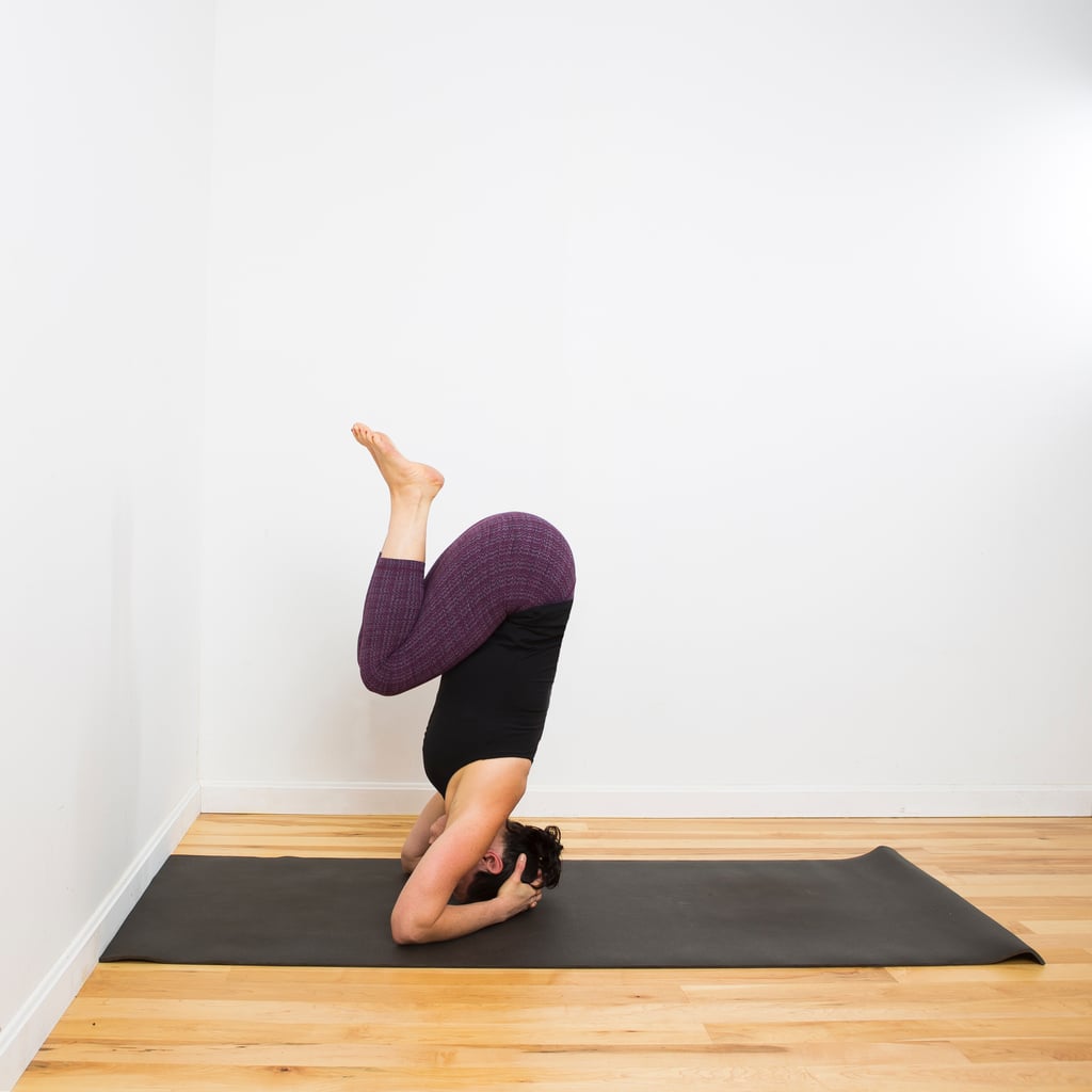 Bound Headstand Prep Tuck How To Do Headstand In Yoga Popsugar Fitness Photo 6 