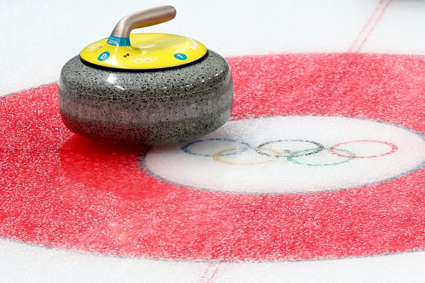 Curling stone weight
