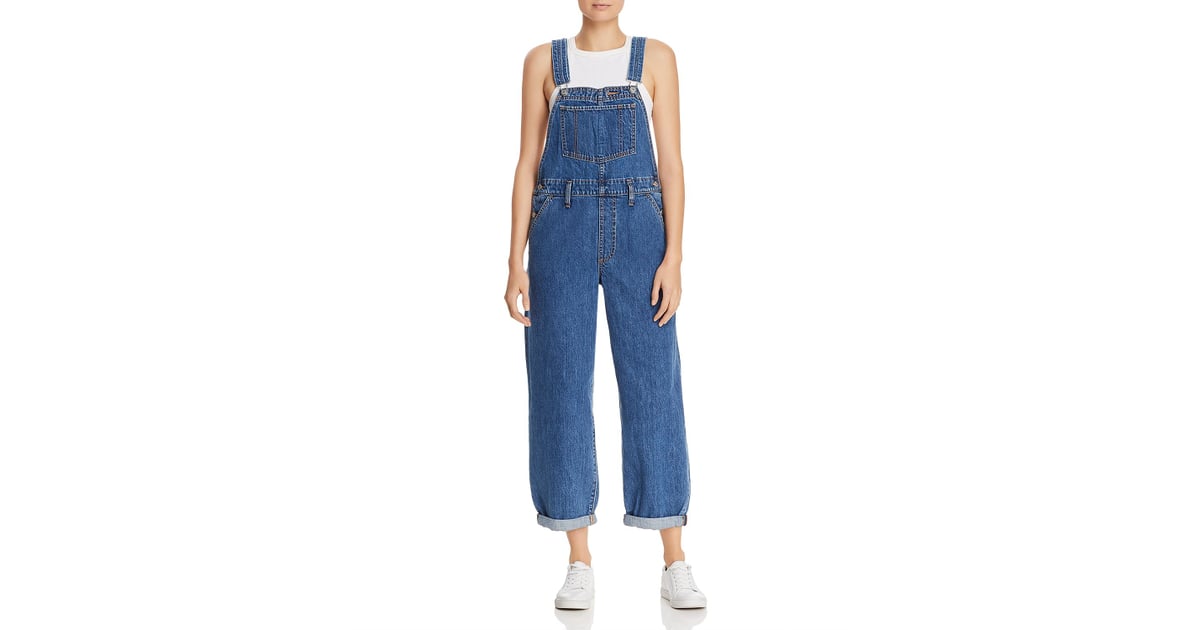 levi's baggy denim overalls