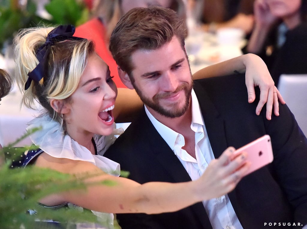 Miley Cyrus and Liam Hemsworth Variety Power of Women 2016