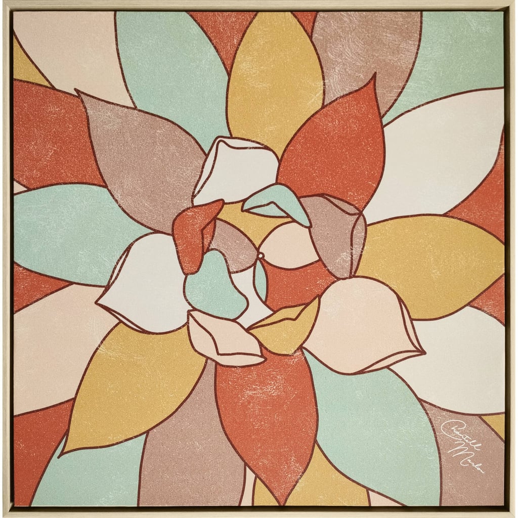 A Floral Moment: Chantell Marlow Succulent Framed Canvas Wall Art