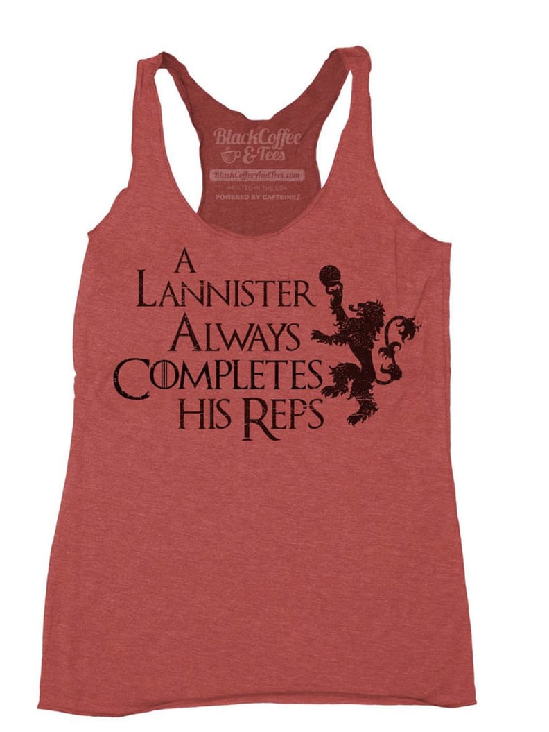 A Lannister Always Completes His Reps Tank