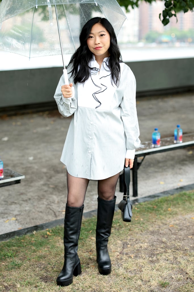 Awkwafina at the Prabal Gurung Runway Show