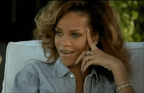 Image result for rihanna reaction gif tumblr