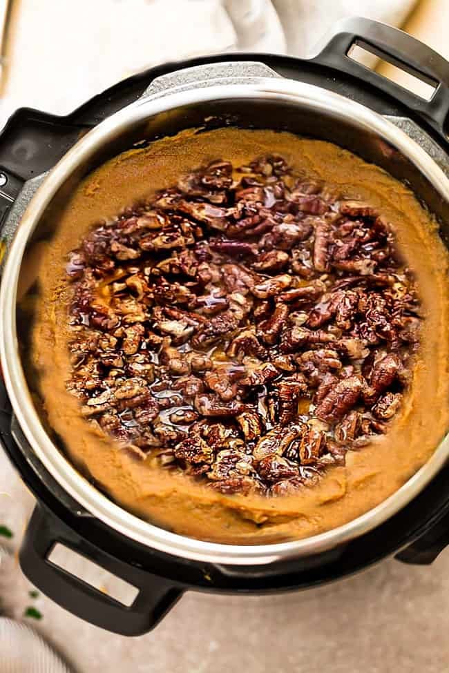 Instant Pot Sweet Potato Casserole