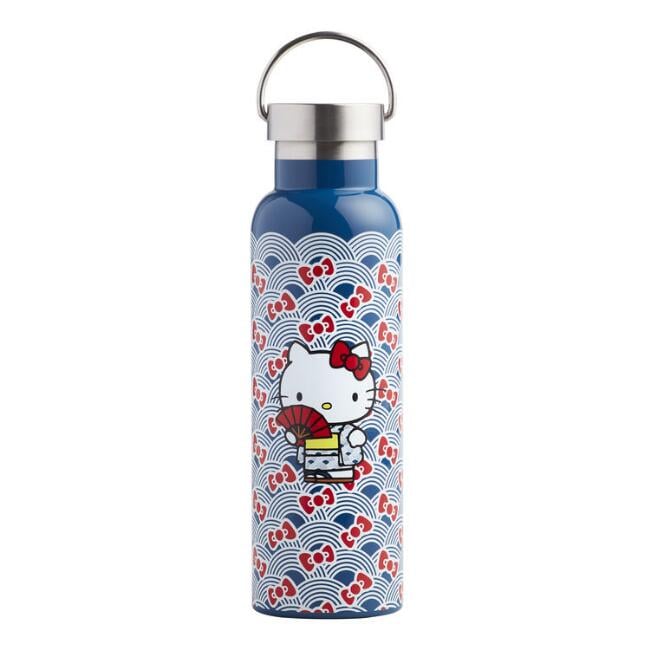 Hello Kitty Insulated Stainless Steel Water Bottle This New Hello Kitty Collab Has Everything From Soy Sauce To Sheet Masks Popsugar Smart Living Photo 22