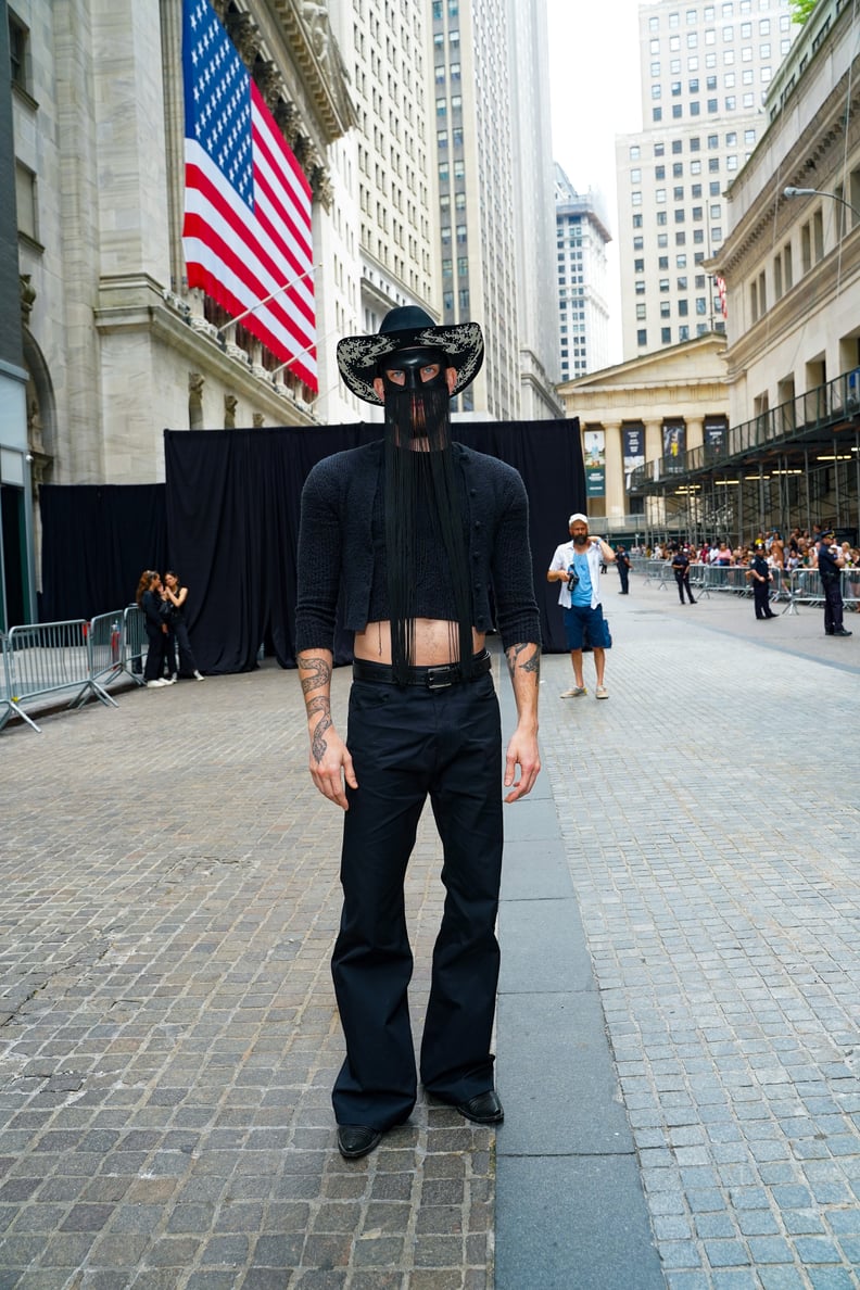 Orville Peck Outside the Balenciaga Resort 2023 Show