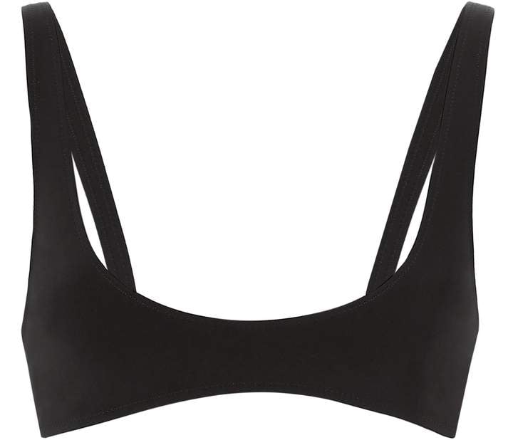 Rochelle Sara Laeti U-Neck Black Bikini Top