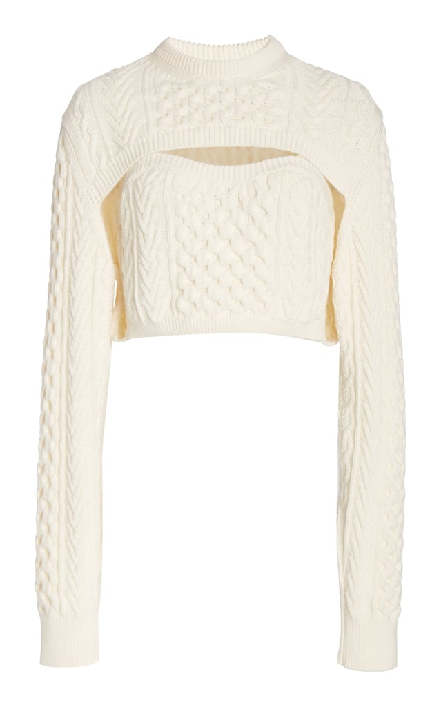 Rosie Assoulin Thousand-in-One-Ways Wool-Cotton Sweater