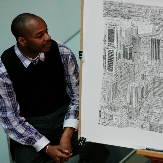 Man Draws Cities From Memory
