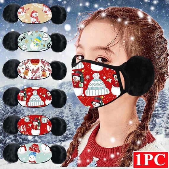Winter Kids Face Mask