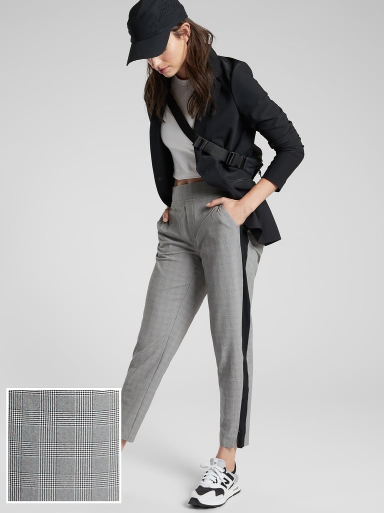 Athleta Brooklyn Plaid Ankle Pant