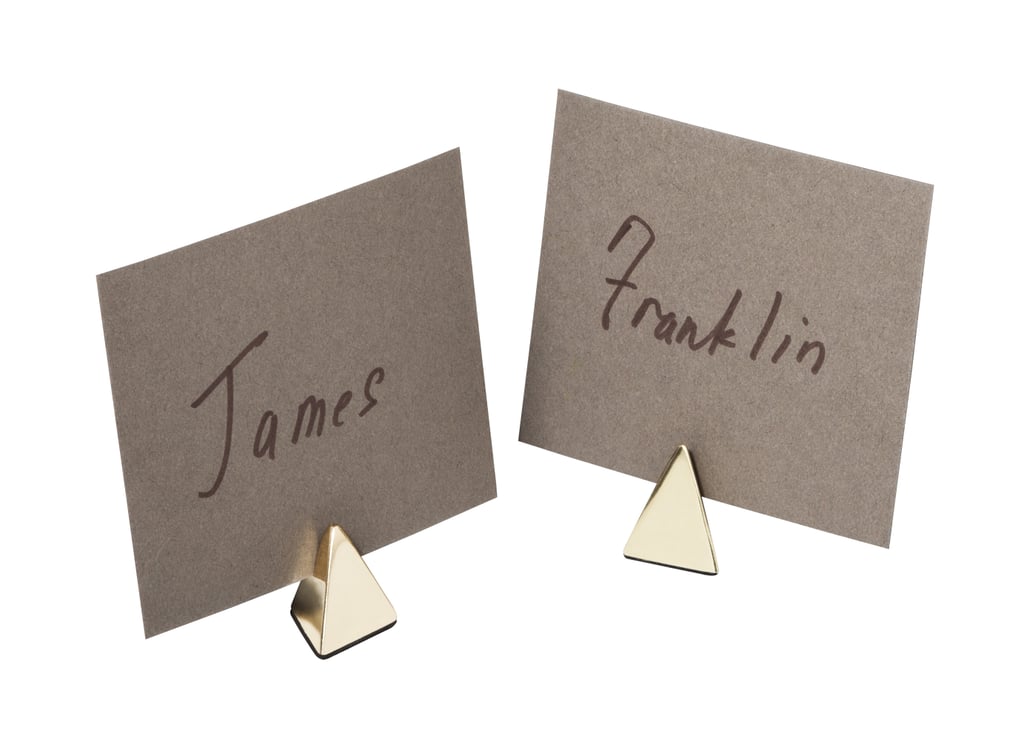 Pyramid Placecard Holder ($10 for set of 4)