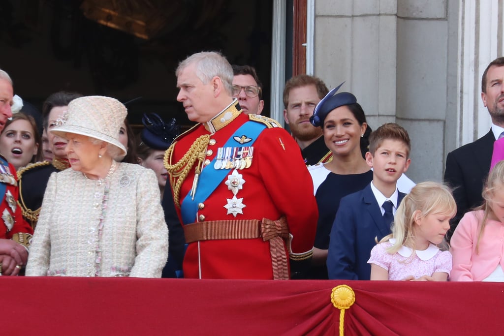 Meghan Markle Navy Outfit at Trooping the Colour 2019