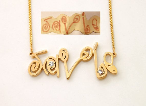 Handwriting Necklace