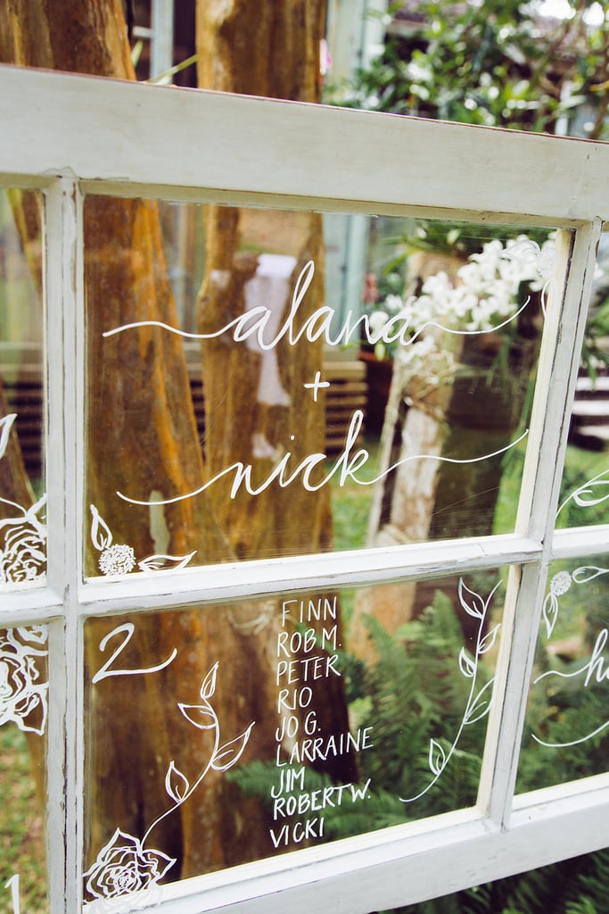 Wedding Seating Chart Ideas
