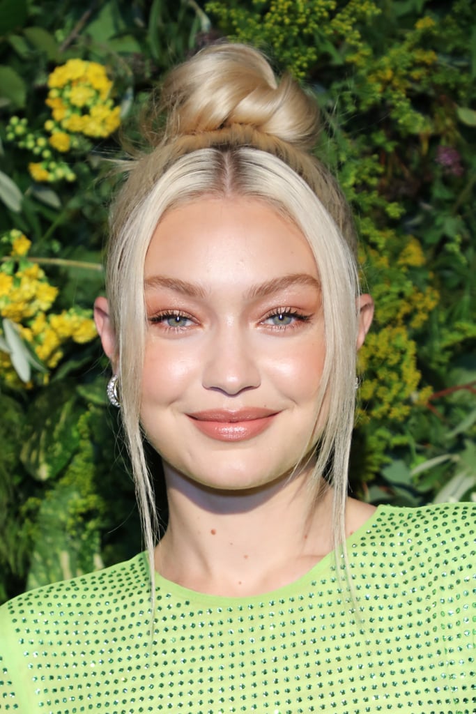 Gigi Hadid Wears Lime Green to Vogue Party in London