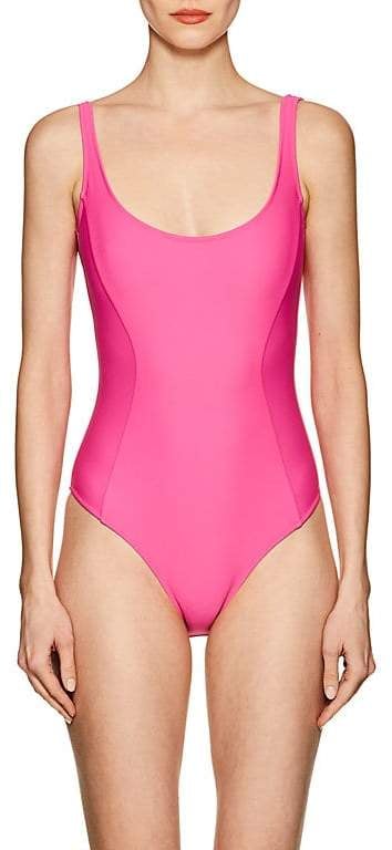 Fleur Du Mal Scoopneck One Piece Swimsuit Holly Willoughby S Pink Swimsuit Popsugar Fashion Uk Photo 6