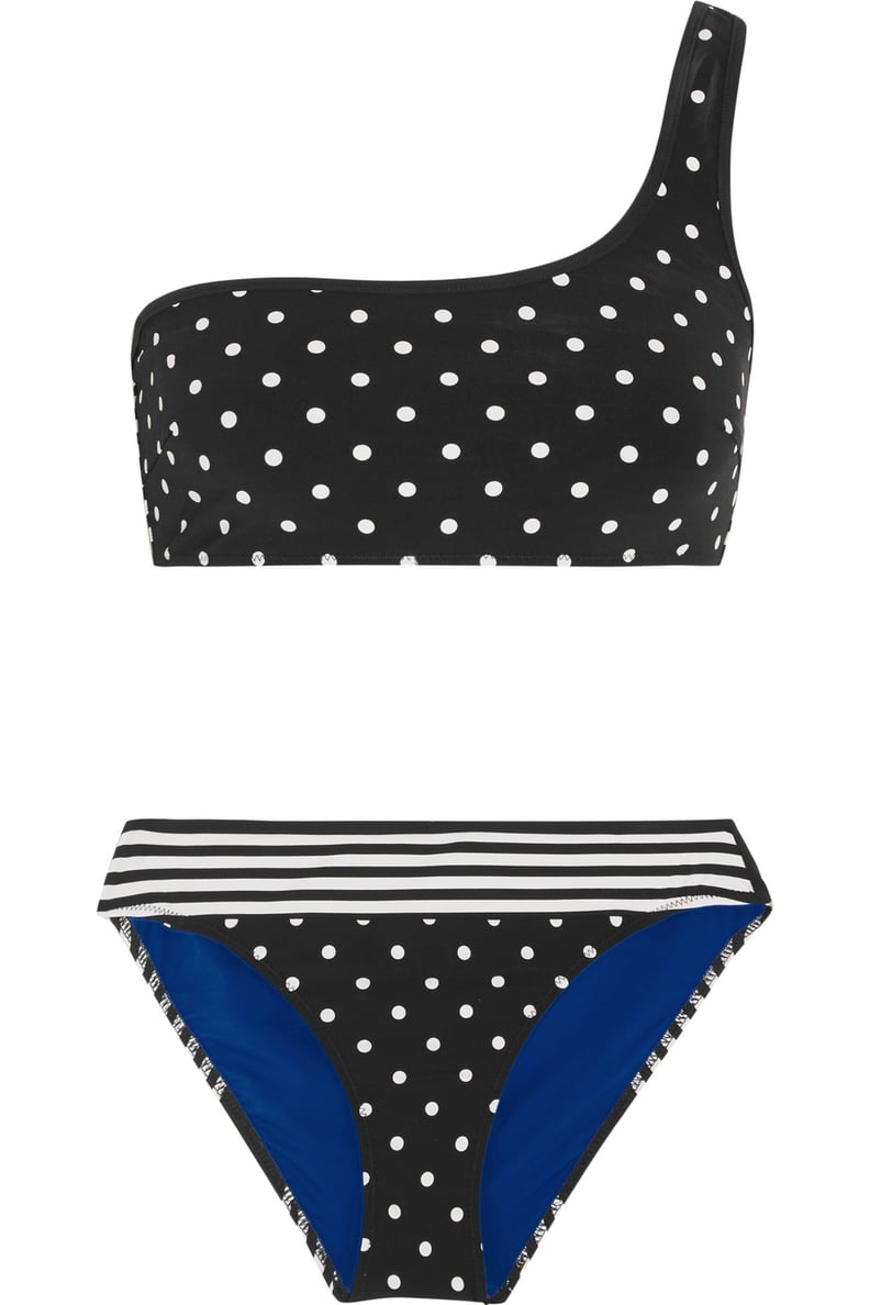 Stella McCartney Printed One-Shoulder Bikini