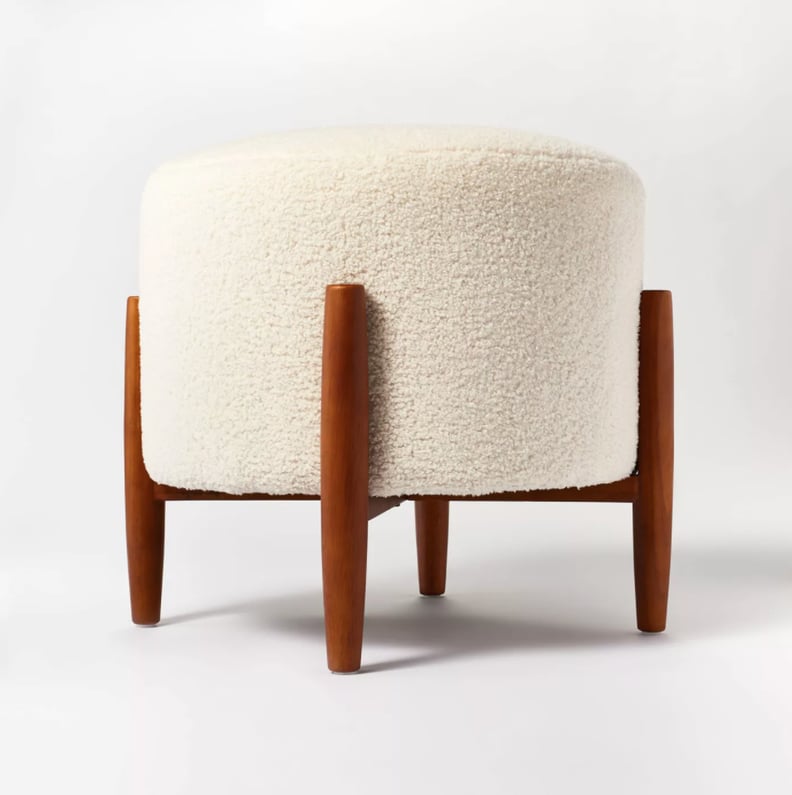 Threshold designed with Studio McGee Elroy Sherpa Round Ottoman