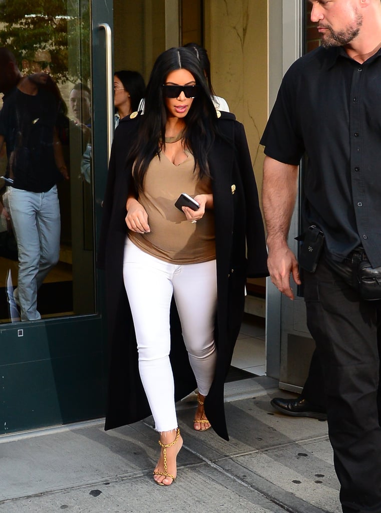 Kim Kardashian and Kendall Jenner Attend US Open 2015