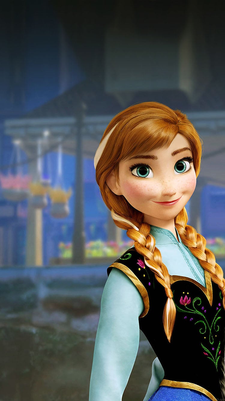 Anna From Frozen Wallpaper | 33 Magical Disney Wallpapers For Your Phone |  POPSUGAR Tech Photo 17