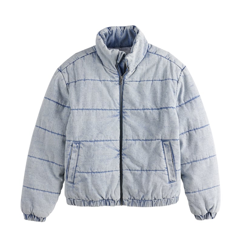 POPSUGAR Denim Puffer Jacket