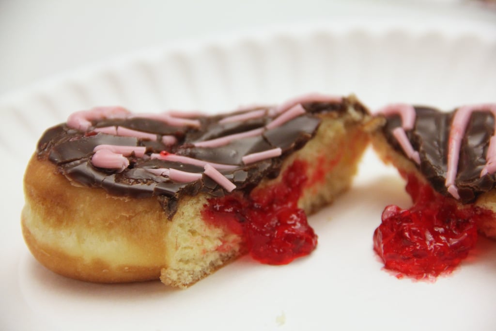 "Tastes like toaster strudel."
"The chocolate and raspberry flavors feel too separate." 
"I loved the filling."

Average rating: