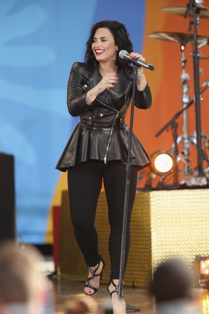 June on Good Morning America in New York City