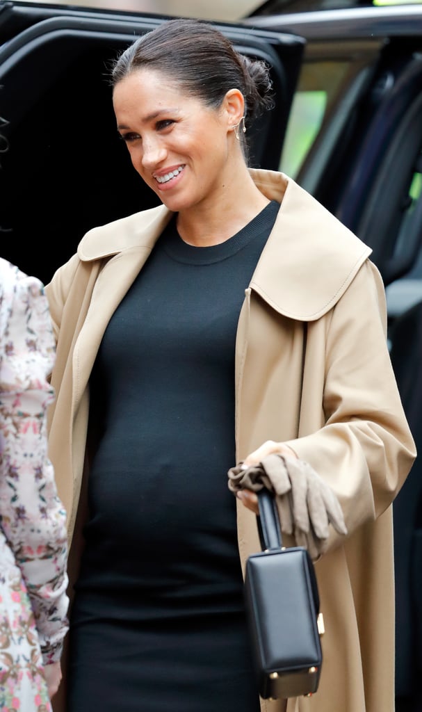 Meghan Markle Black Victoria Beckham Handbag January 2019