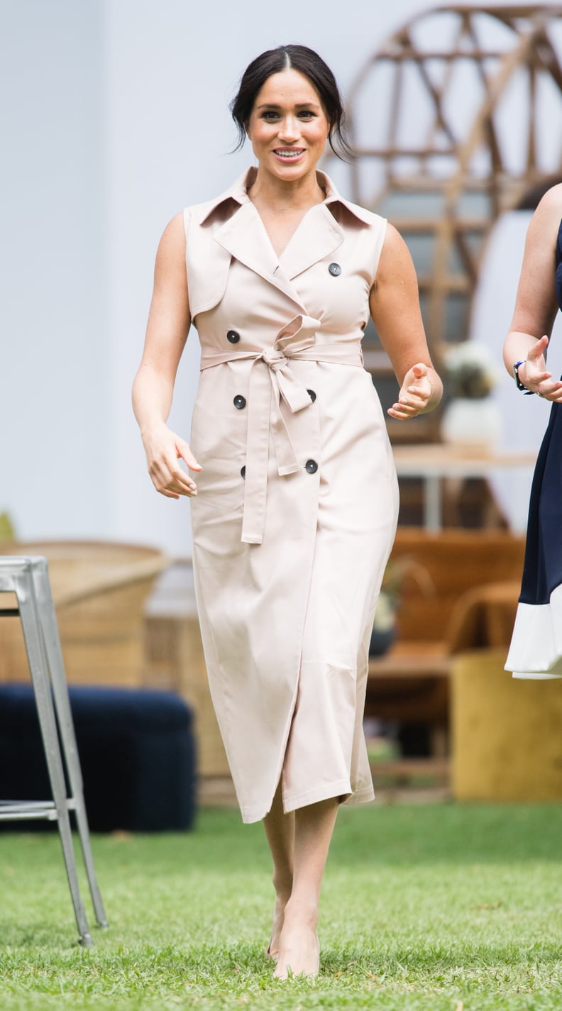 Meghan Markle Rewears a Nonie Trench Dress in South Africa in 2019