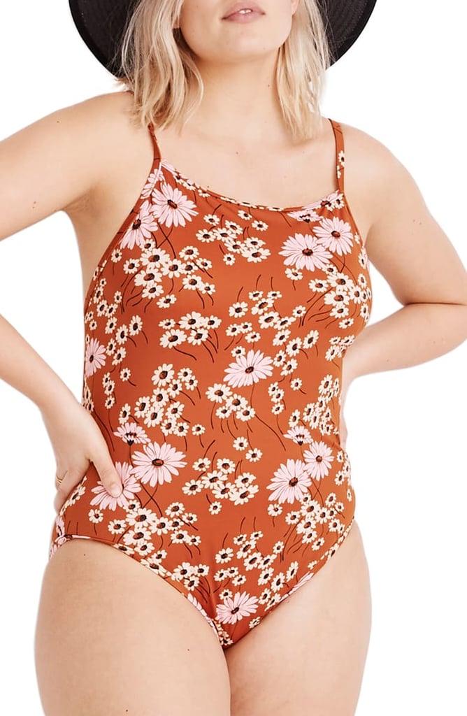 Madewell Second Wave Daisy Print One-Piece Swimsuit