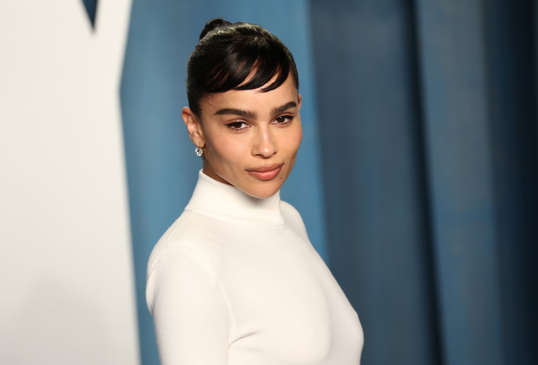 BEVERLY HILLS, CALIFORNIA - MARCH 27: Zoë Kravitz attends the 2022 Vanity Fair Oscar Party hosted by Radhika Jones at Wallis Annenberg Center for the Performing Arts on March 27, 2022 in Beverly Hills, California. (Photo by Arturo Holmes/FilmMagic)