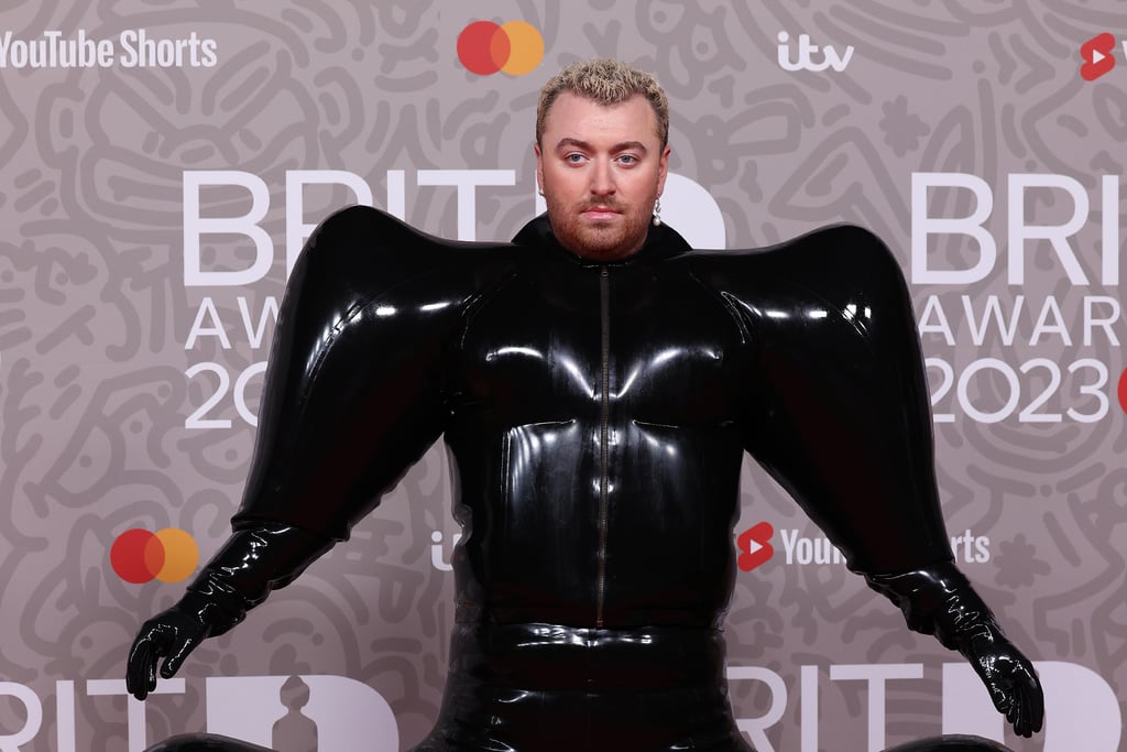 Sam Smith at the 2023 Brits Sam Smith Wears Inflatable Jumpsuit to