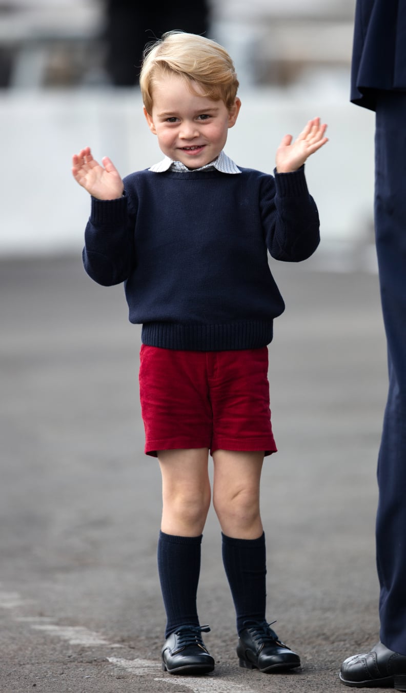 Prince George in Victoria, Canada, During a Royal Tour in September 2016