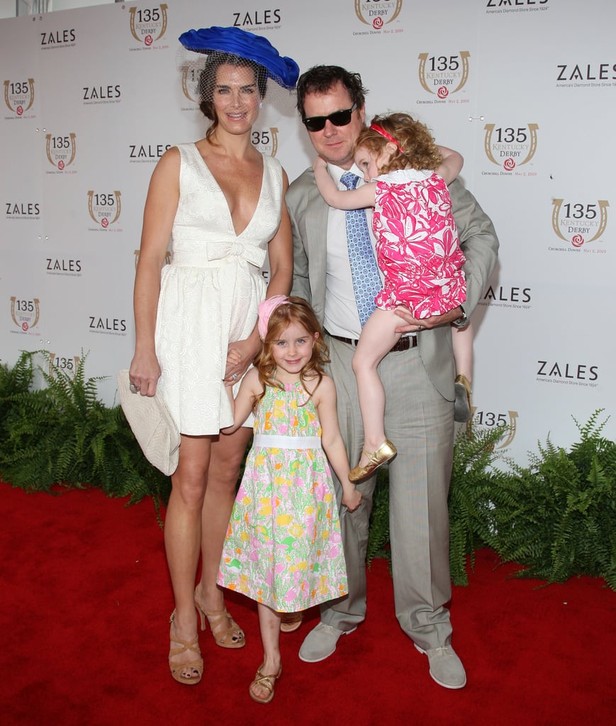 Brooke Shields brought her whole family to Kentucky for the 2009 Derby fun.