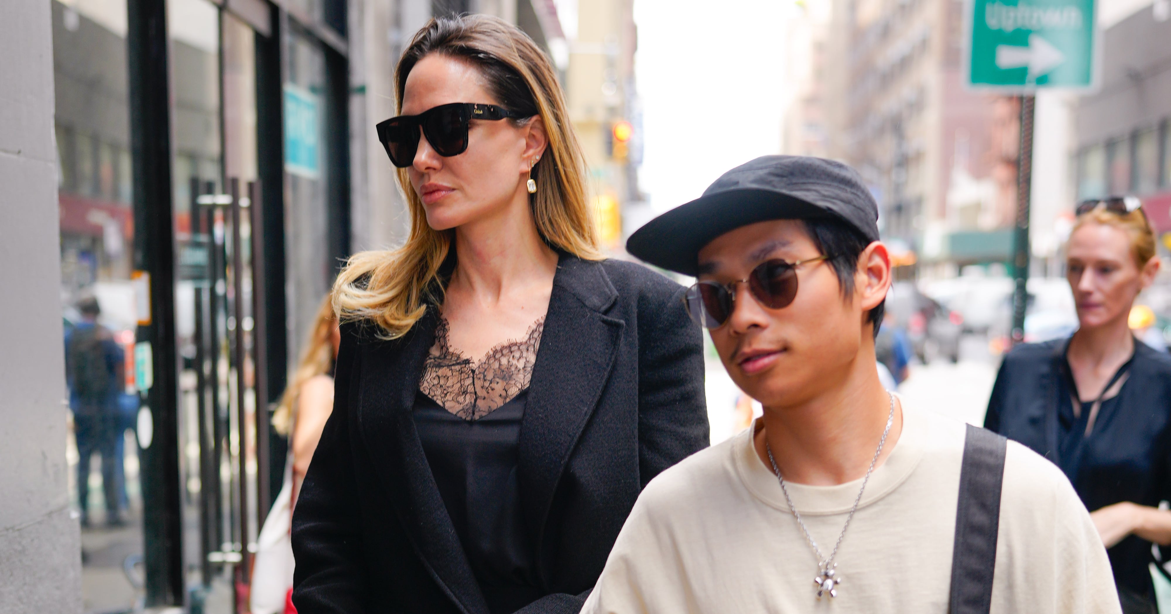 Angelina Jolie and Pax Jolie-Pitt Spotted Out in NYC | PS Celebrity