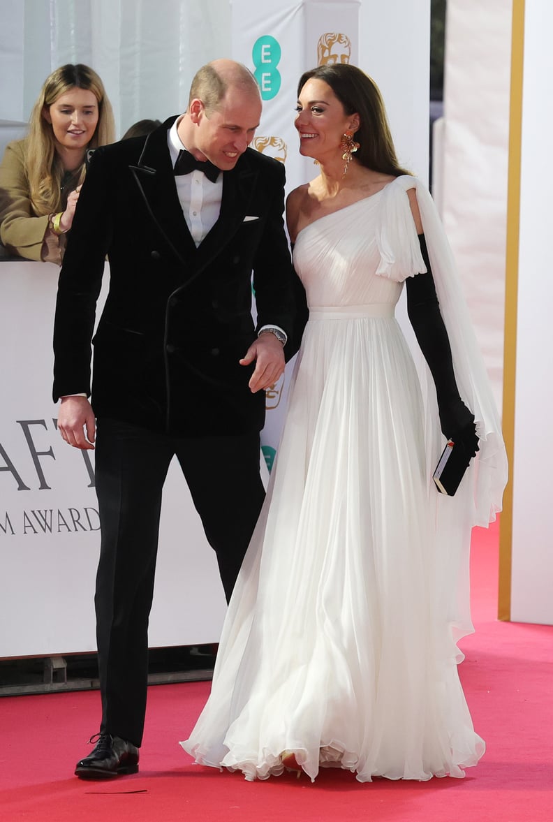 Prince William and Kate Middleton at the 2023 BAFTAs