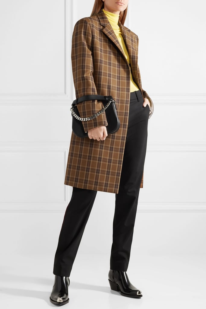 Calvin Klein 205W39NYC Oversize Checked Twill Coat