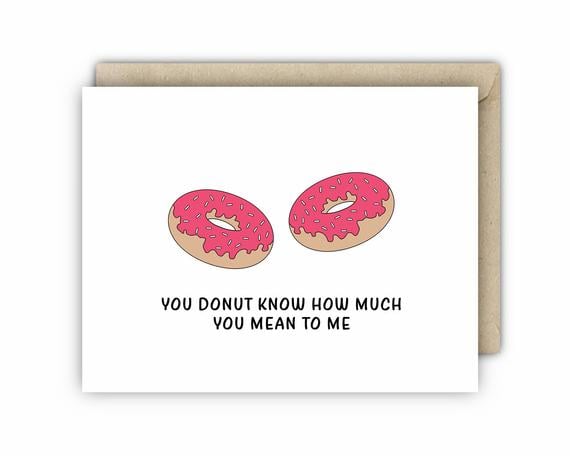 Doughnut-Lover Card